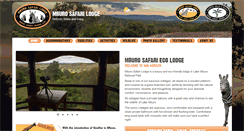Desktop Screenshot of mburosafarilodge.com